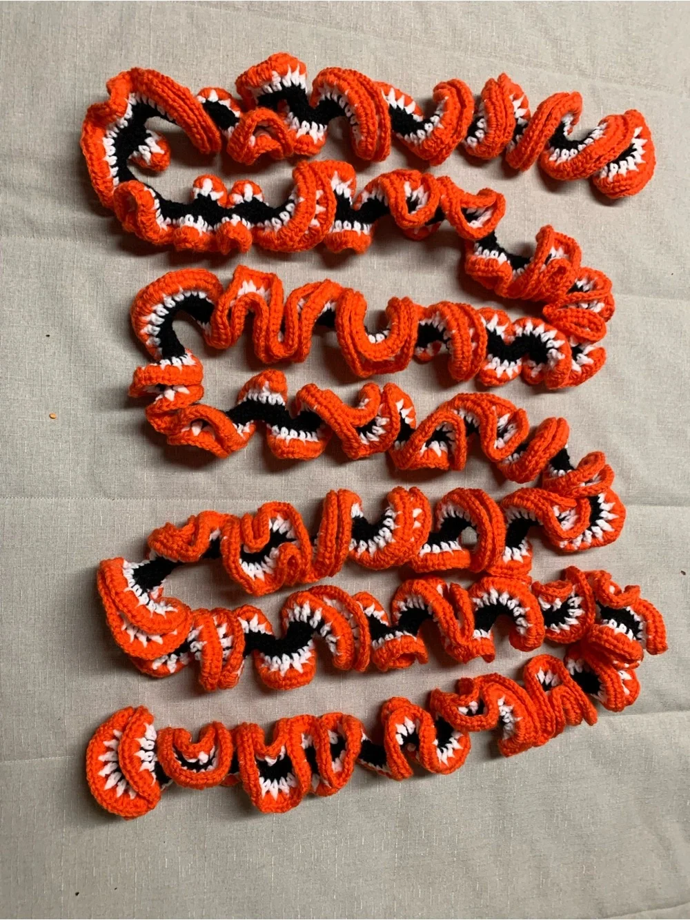 Hand Crafted garland spiral
